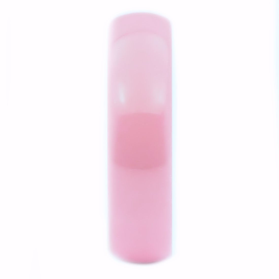 Classic Pink Ceramic Wedding Band High Polish Comfort Fit Ring 3,4,6 and 8mm