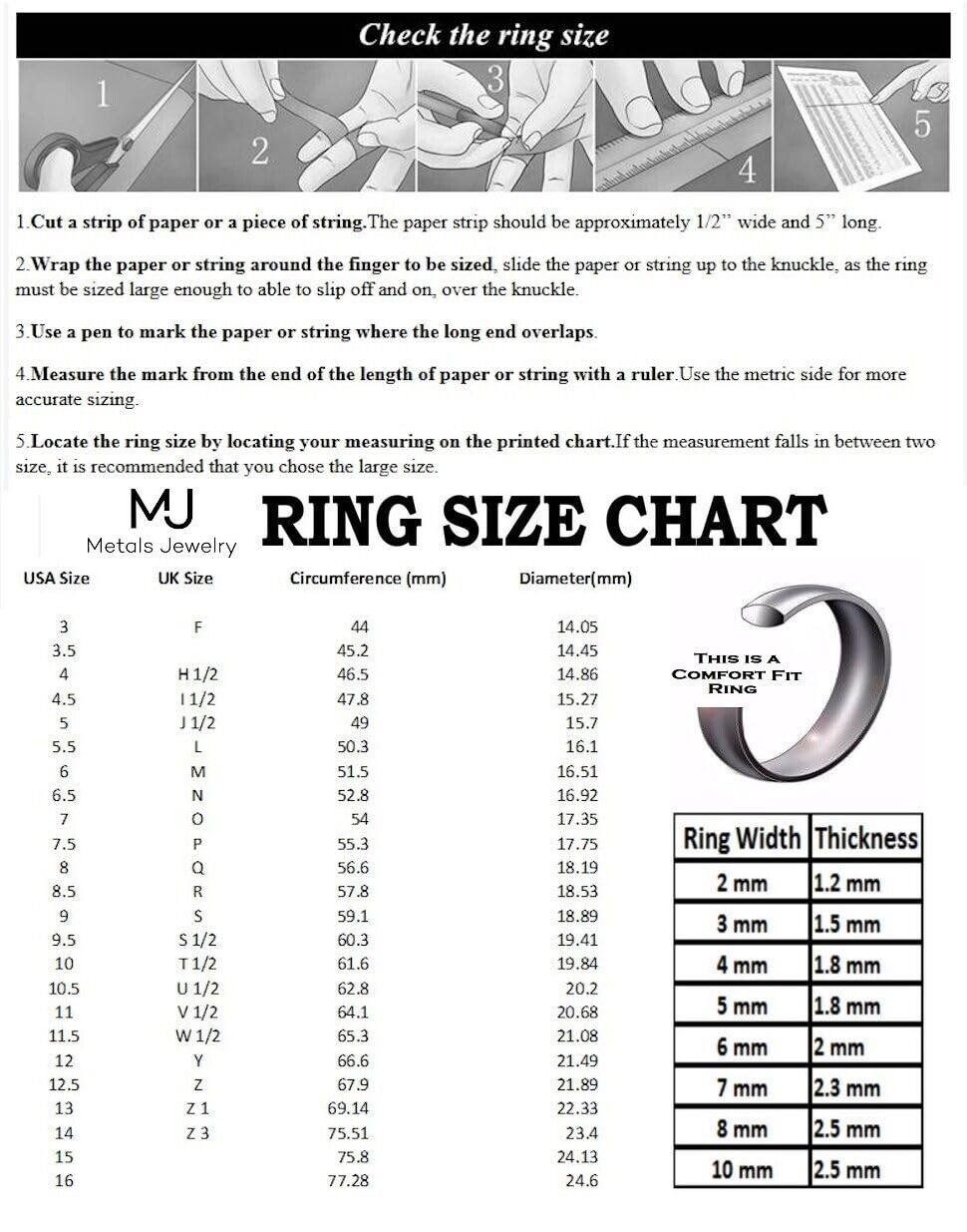 Classic Red Ceramic Wedding Band High Polish Comfort Fit Ring 3,4 and 6mm