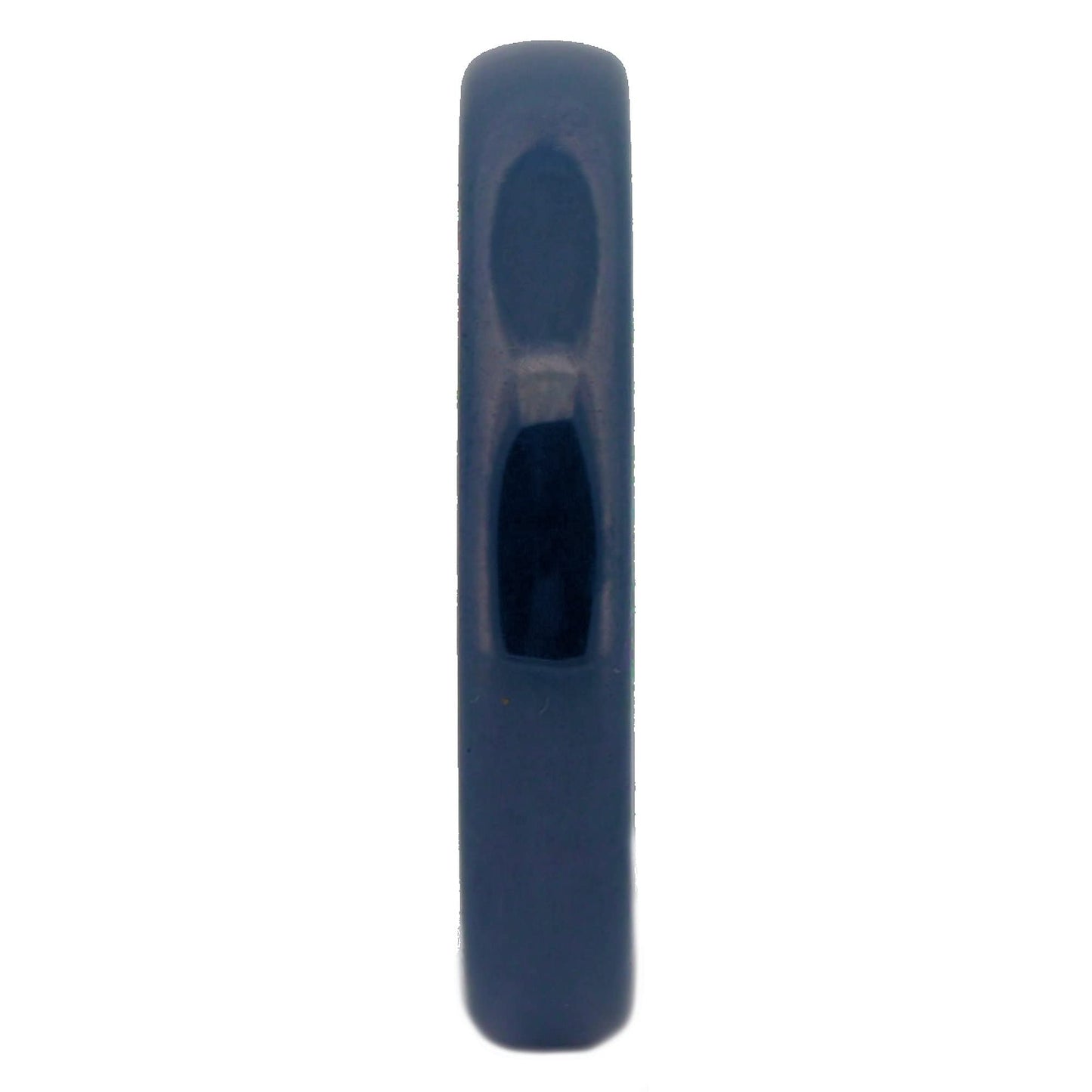 Classic Dark Blue Ceramic Wedding Band High Polish Comfort Fit Ring 4mm
