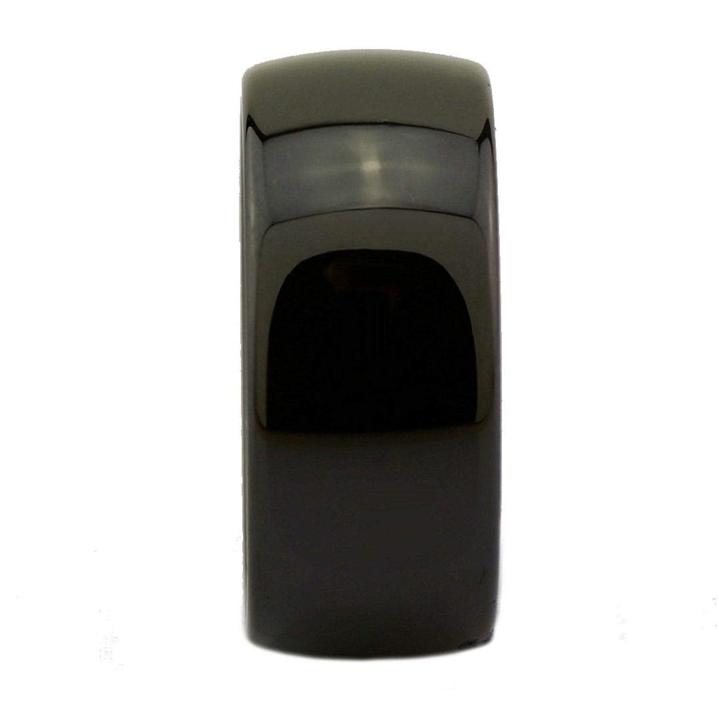 Classic Black Ceramic Wedding Band High Polish Comfort Fit Ring 3,4,6,8 &10mm