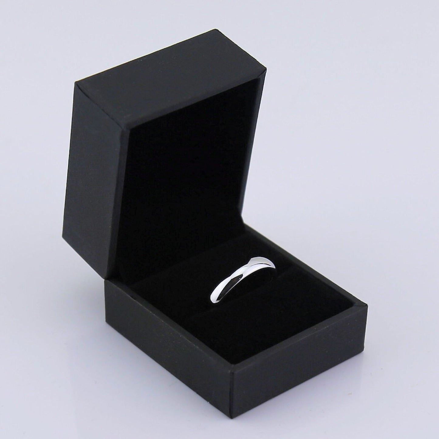 Custom Engraved Tungsten Carbide Mirror Polished Ring Band Pipe flat