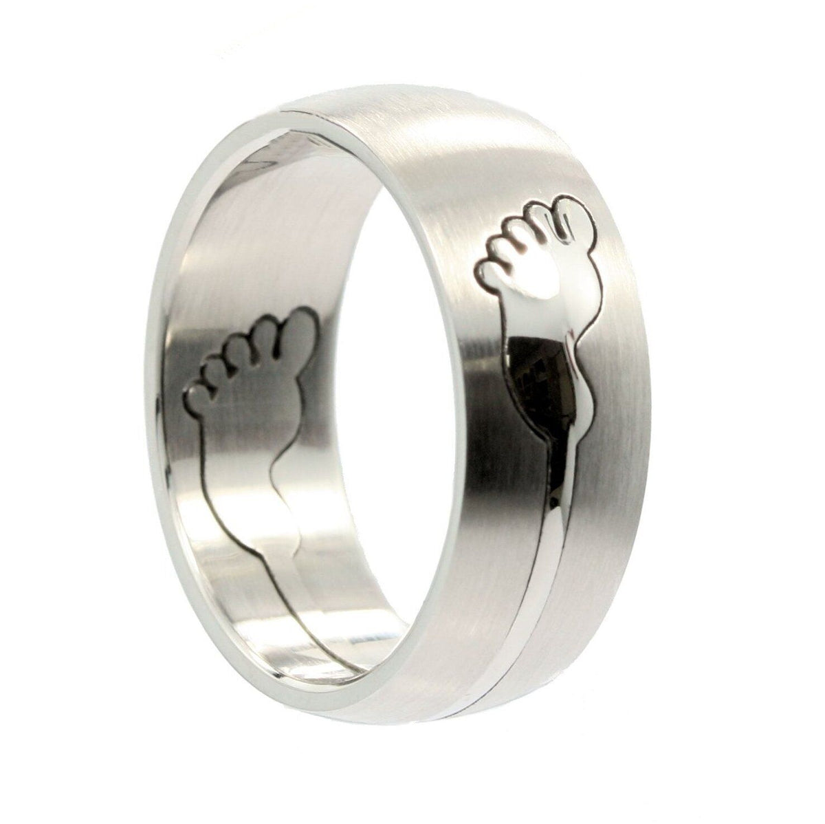 Stainless Steel Puzzle Rings - alternate view 7