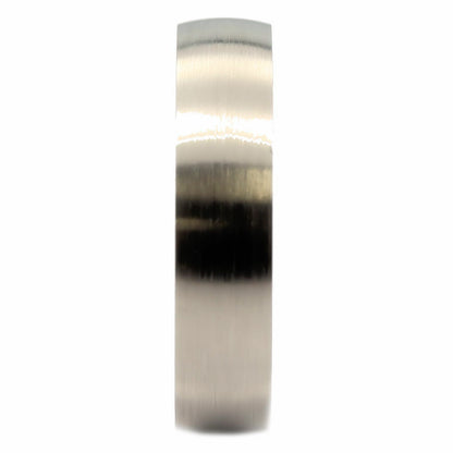 5mm or 7mm Brushed Grade 5 Titanium Comfort Fit Ring Wedding Band