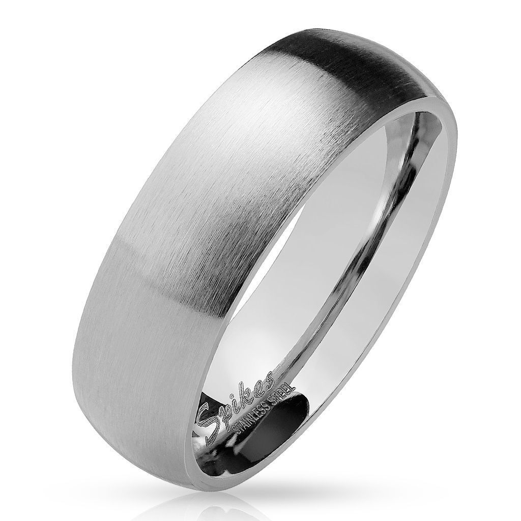 4 or 6mm Stainless Steel Various Plating Wedding Band Matte Finish