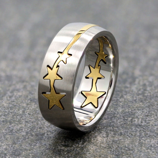 Multiple Stainless Steel Puzzle Rings and Widths to Choose From.