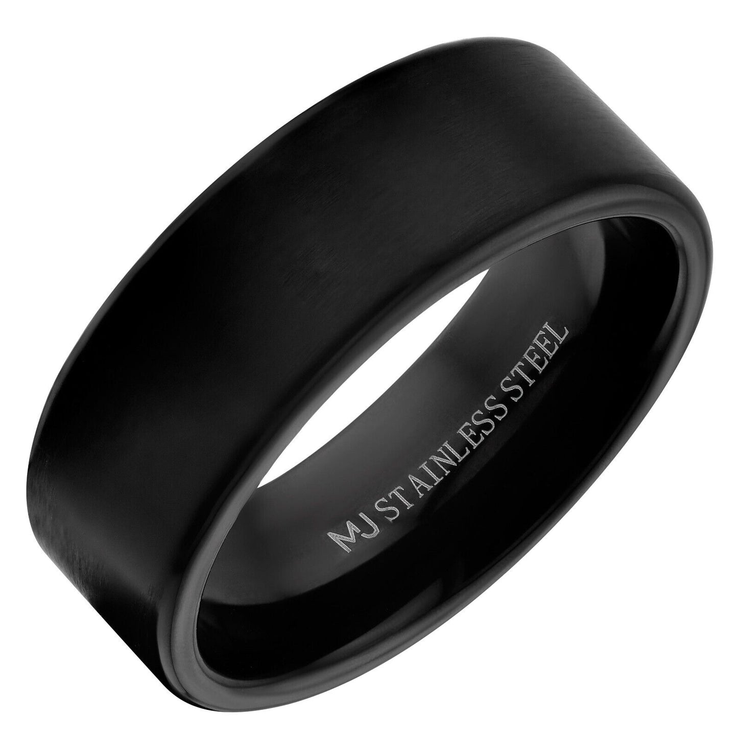 Stainless Steel Black Plated Brushed Finish Pipe Style Choice of 4mm 6mm or 8mm
