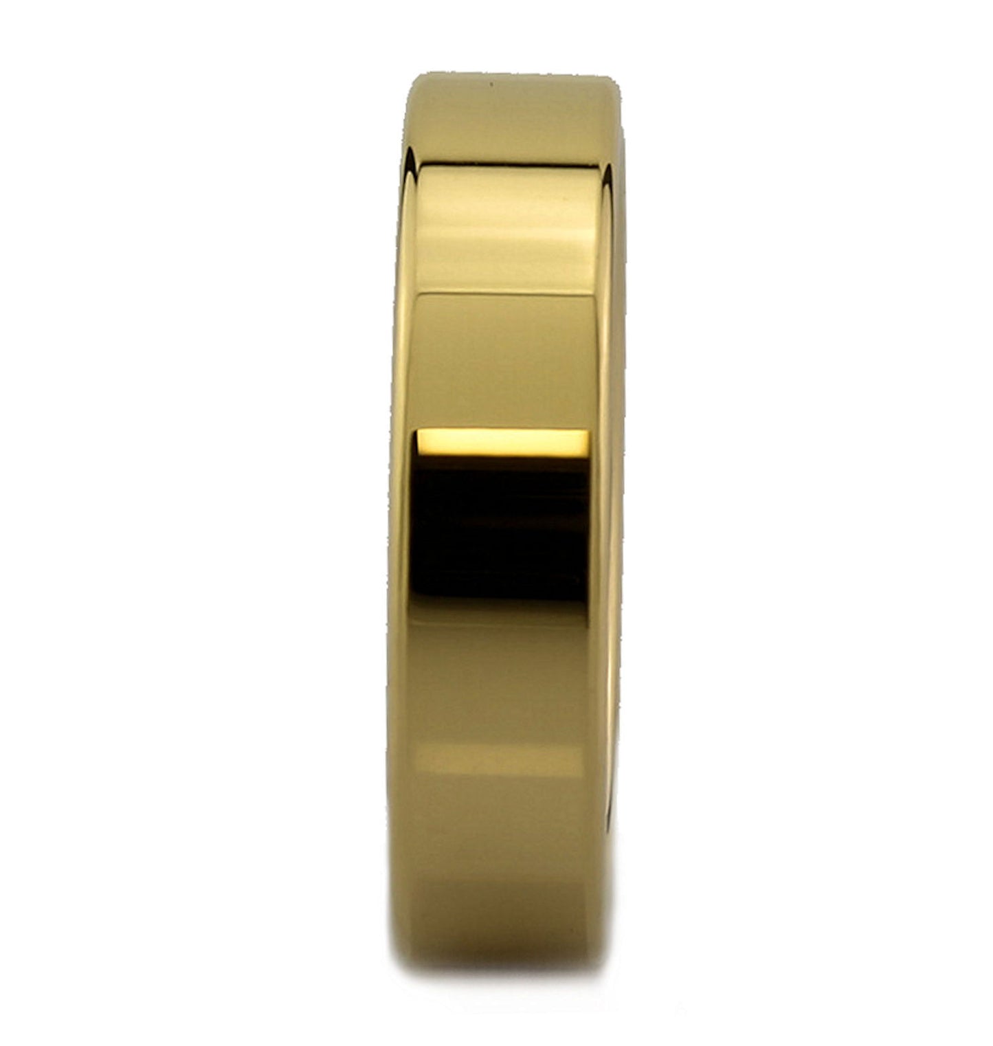 Flat Pipe Cut 5mm Tungsten Carbide Various Colors Wedding Ring