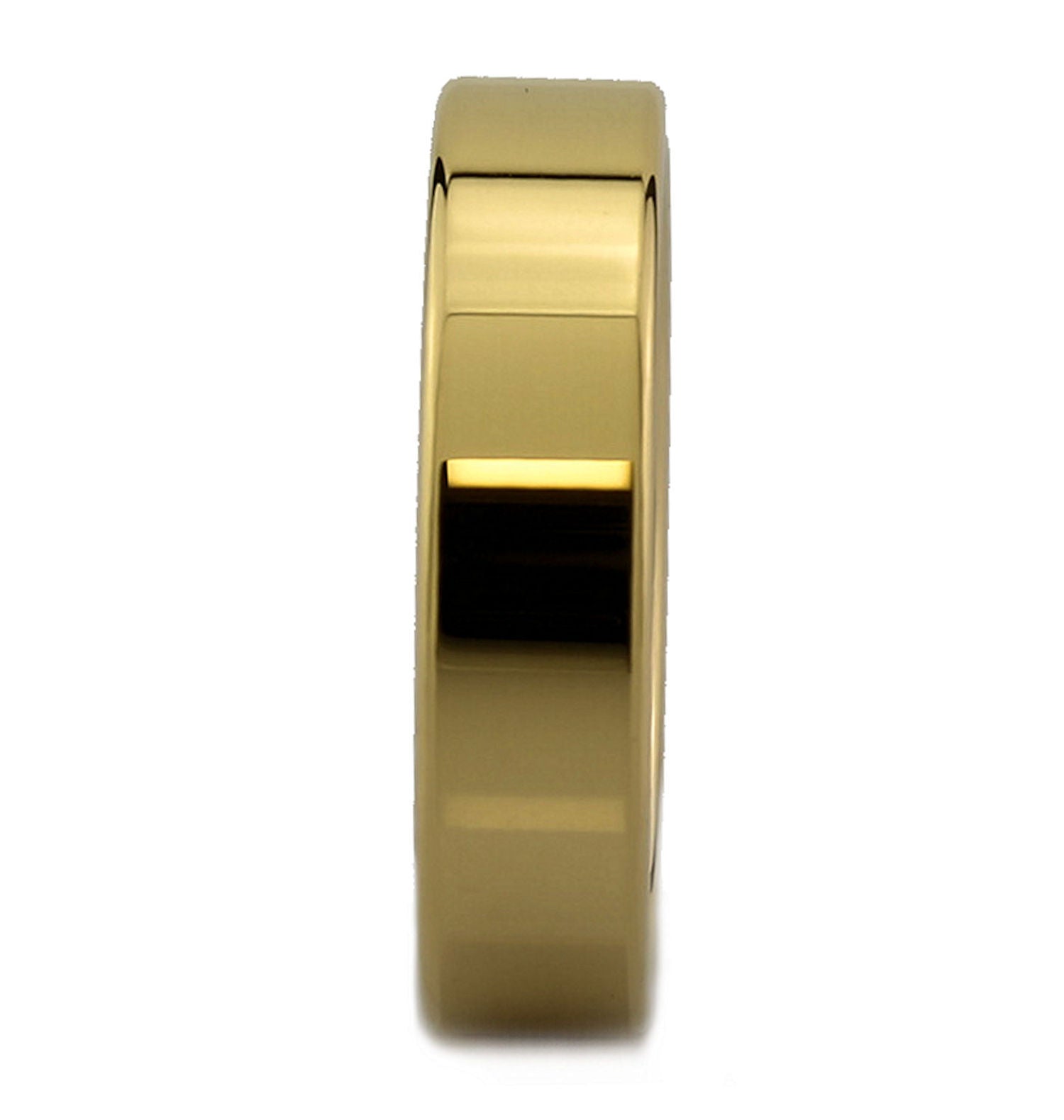 Flat Pipe Cut 5mm Tungsten Carbide Various Colors Wedding Ring