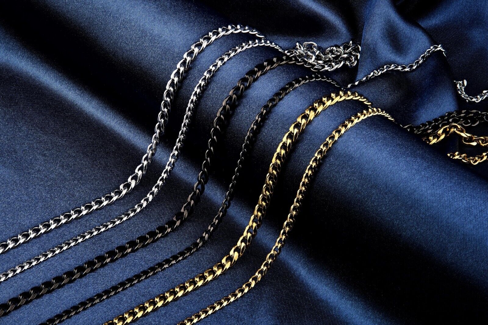 Tungsten Carbide Cross Pendants 16"-28" Stainless Steel Cuban Chain