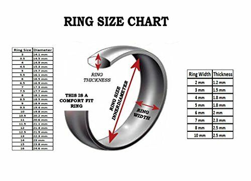 Rose Gold Plated or Gold Plated Stripes Tungsten Carbide Black Plated Ring