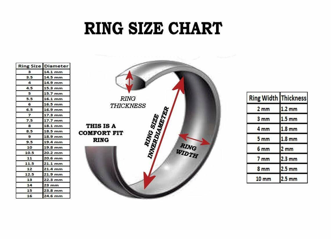 Tungsten Carbide 8mm Wedding Band Black Plated with Gold Plated Center Ring