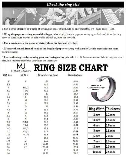 Classic Red  Ceramic Wedding Band High Polish Comfort Fit Ring 3,4 and 6mm